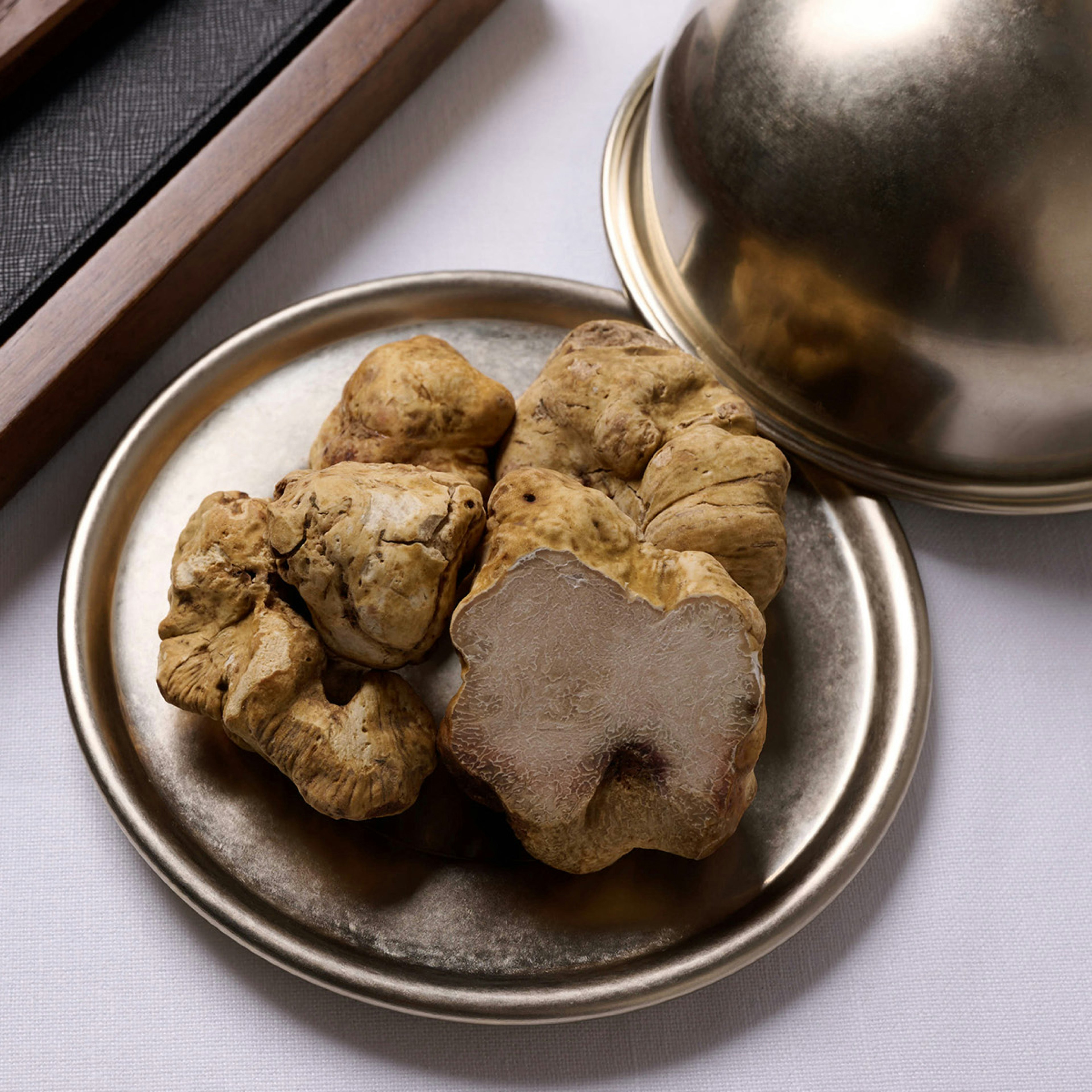 inspiration is everywhere - even inside a white truffle 